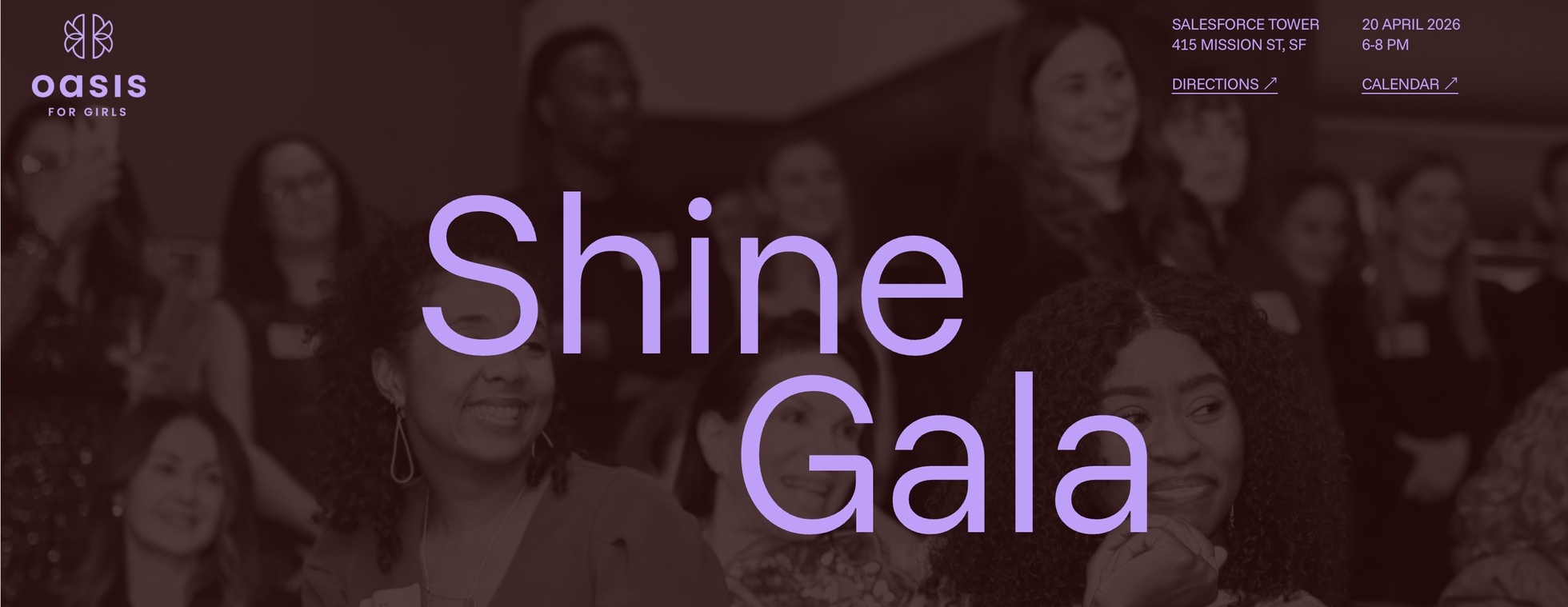 Oasis for Girls' 2026 Shine Gala